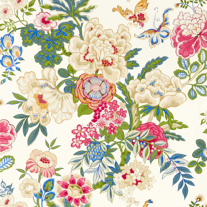 Sanderson Emperor Peony Lotus Pink 217121 Wallpaper DWAW217121