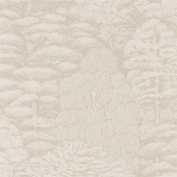 Sanderson Woodland Toile Ivory/Neutral 215717 Wallpaper DWOW215717