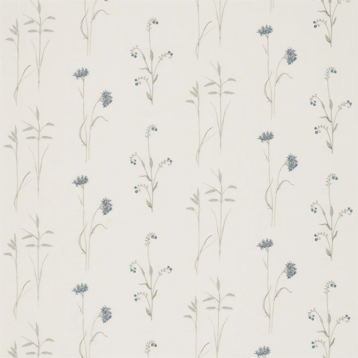 Sanderson Meadow Grasses Cobalt/Chalk 235604 Fabric DWOW235604