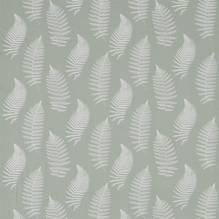 Sanderson Fern Embroidery Mist 235606 Fabric DWOW235606