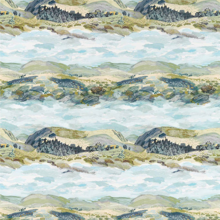 Sanderson Elysian Whitstable Blue 226530 Fabric DYSI226530