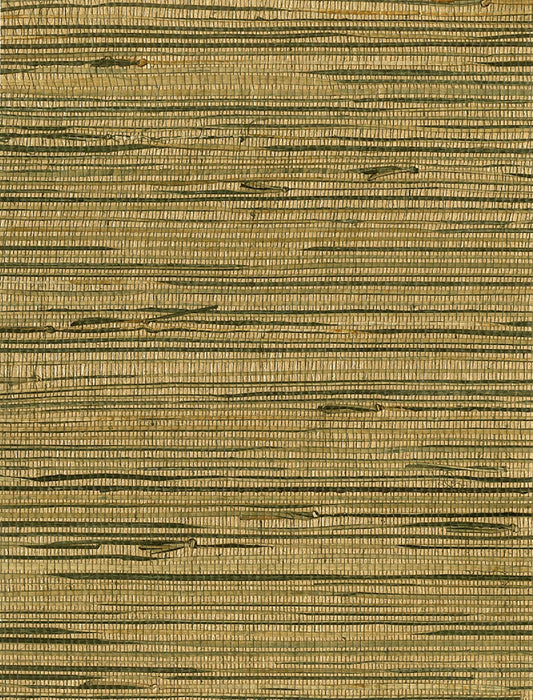 Seabrook Designs Triangle Grass Gray, Metallic Gold, Tan Wallpaper EL301