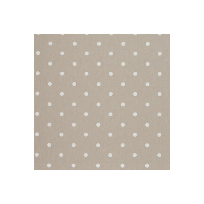 Clarke & Clarke Dotty Taupe Fabric F0063/12.CAC.0