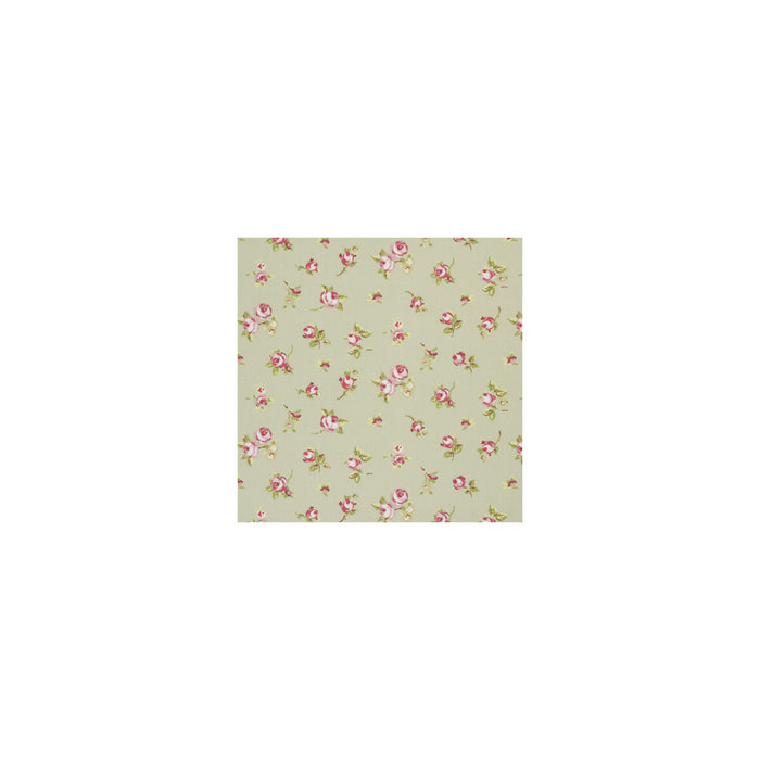 Clarke & Clarke Rosebud Sage Fabric F0299/04.CAC.0