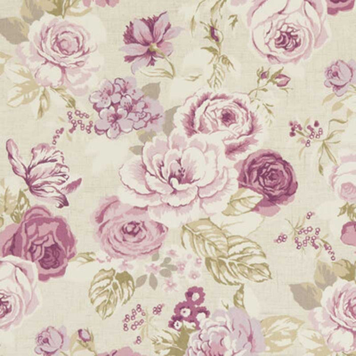 Clarke & Clarke Genevieve Mulberry Fabric Sample F0622/03.CAC