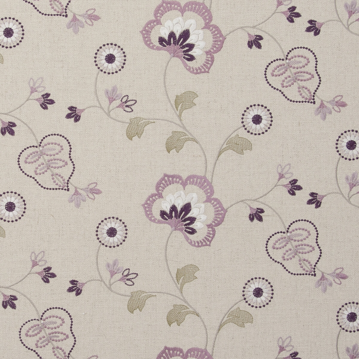 Clarke & Clarke Chatsworth Orchid Fabric F0735/05.CAC.0