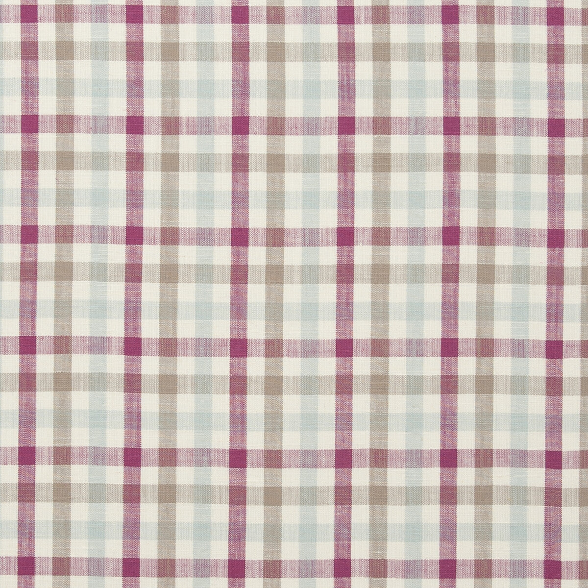 Clarke & Clarke Hatfield Raspberry Fabric F0738/05.CAC.0