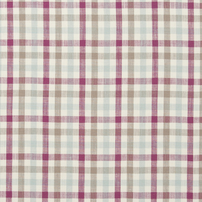 Clarke & Clarke Hatfield Raspberry Fabric F0738/05.CAC.0