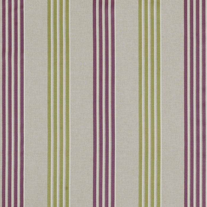 Clarke & Clarke Wensley Violet/Citrus Fabric F0941/06.CAC.0