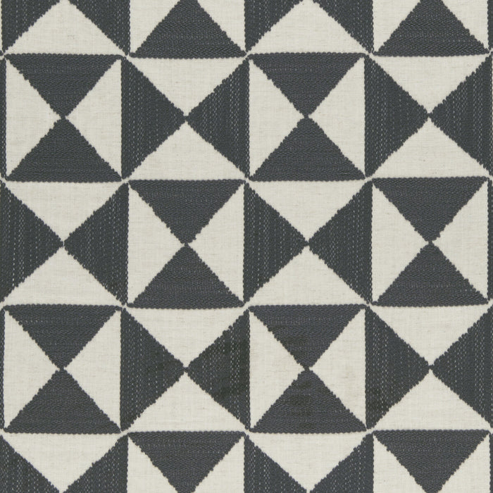 Clarke & Clarke Adisa Charcoal Fabric F0952/01.CAC.0