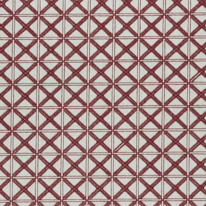 Clarke & Clarke Makenzi Red Fabric F0957/04.CAC.0