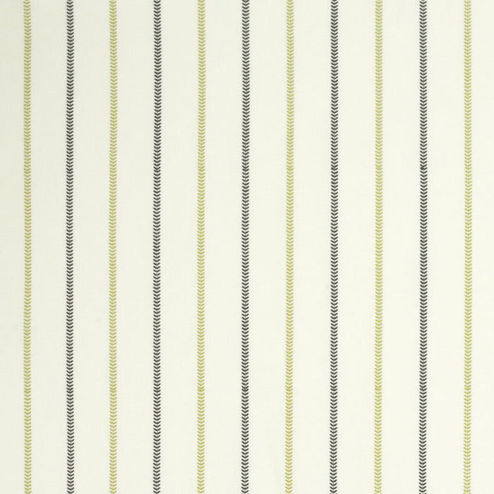 Clarke & Clarke Enya Chartreuse/Charcoal Fabric F0994/01.CAC.0