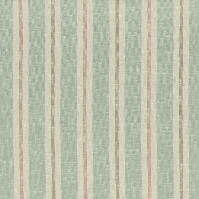 Clarke & Clarke Sackville Stripe Mineral/Blush Fabric F1046/05.CAC.0