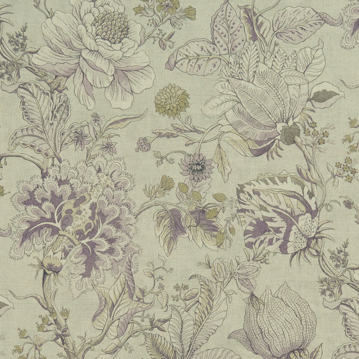 Clarke & Clarke Sissinghurst Heather/Olive Fabric F1048/04.CAC.0