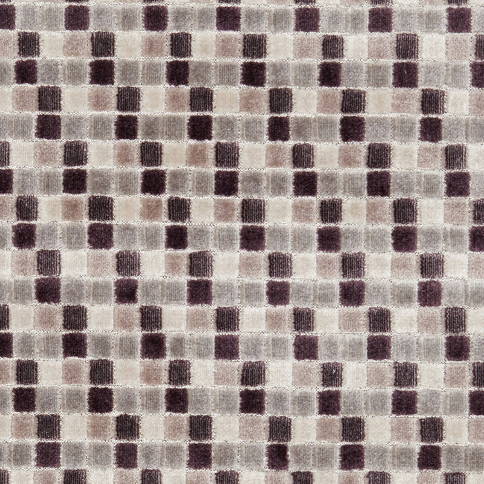 Clarke & Clarke Tribeca Damson Fabric F1086/02.CAC.0