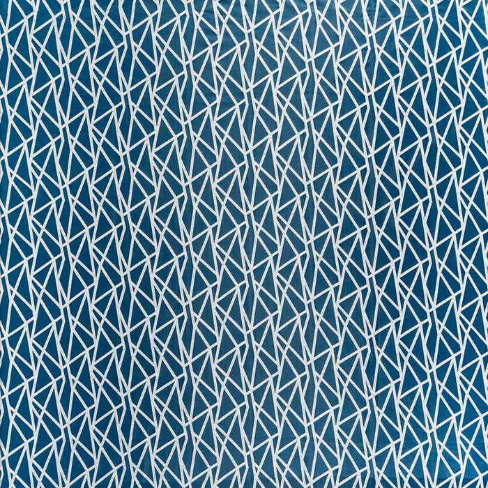 Clarke & Clarke Geomo Kingfisher Fabric F1459/03.CAC.0