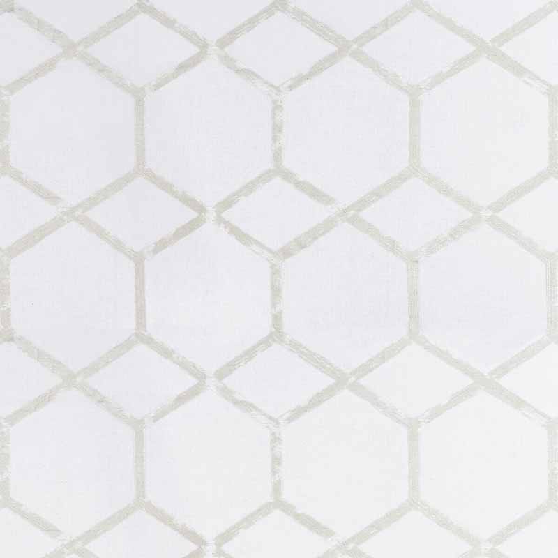 Clarke & Clarke Forma Ivory/Silver Fabric F1469/04.CAC.0