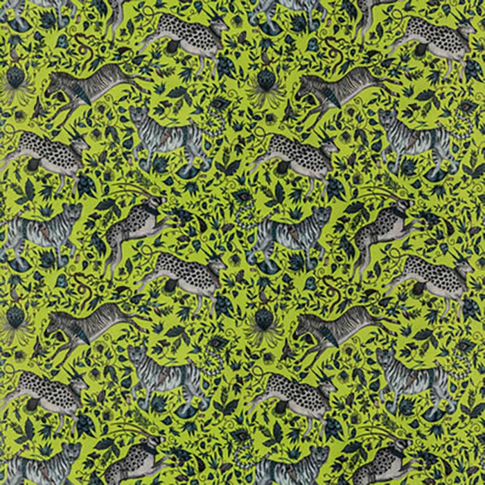 Clarke & Clarke Protea Velvet Lime Fabric F1479/04.CAC.0