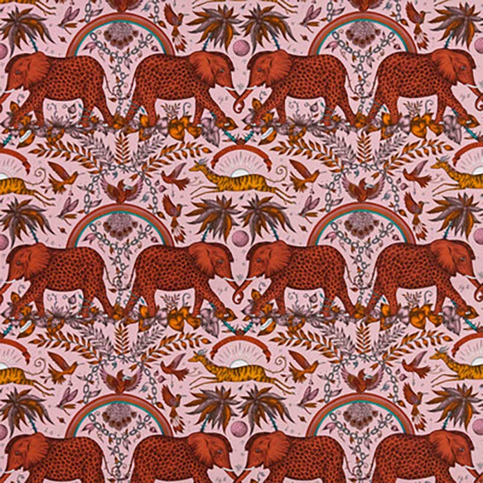 Clarke & Clarke Zambezi Satin Blush Fabric F1487/01.CAC.0