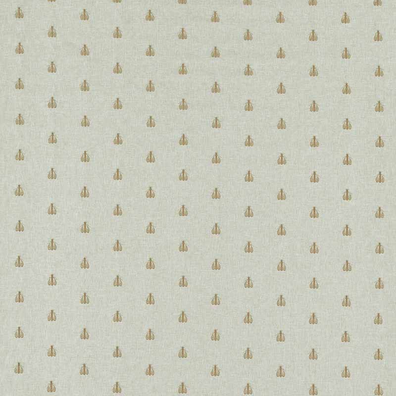 Clarke & Clarke Falena Linen/Gold Fabric F1507/02.CAC.0