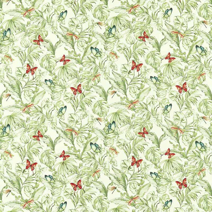 Clarke & Clarke Acadia Olive/Spice Fabric F1513/05.CAC.0