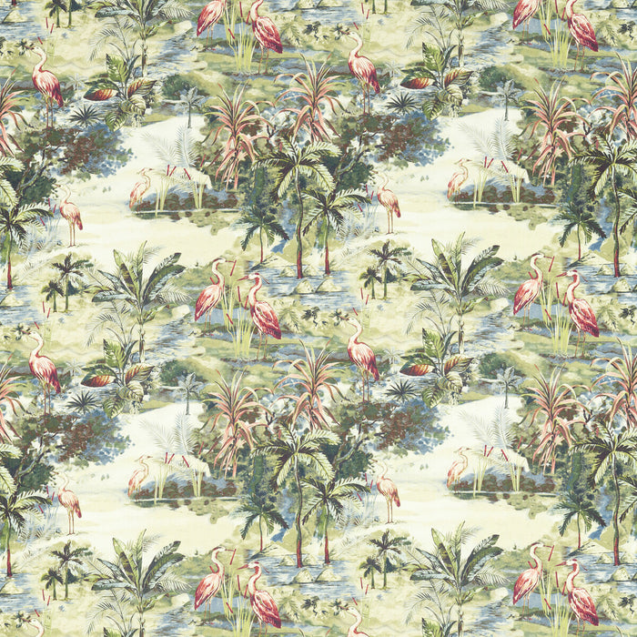 Clarke & Clarke Habitat Lagoon Fabric F1546/02.CAC.0