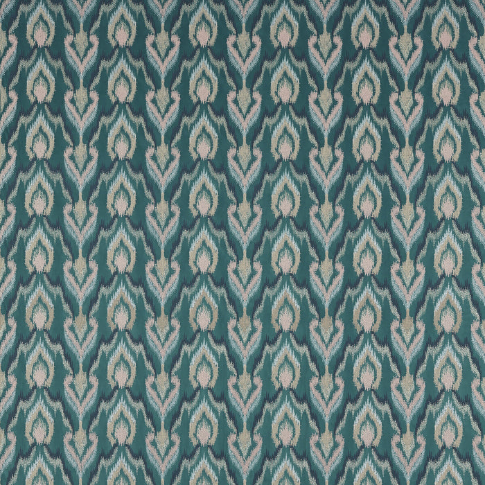 Clarke & Clarke Velluto Teal Fabric F1549/04.CAC.0