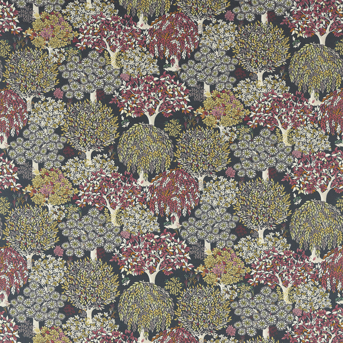 Clarke & Clarke Tatton Charcoal Fabric F1563/01.CAC.0