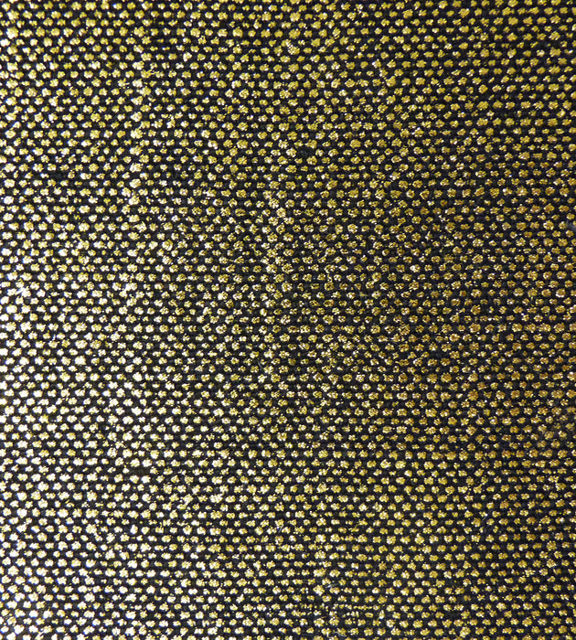 Old World Weavers Lin Miroir Or Noir Fabric F1 0003T278