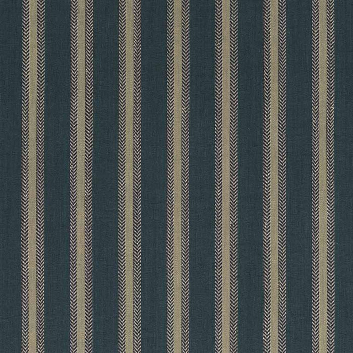 Mulberry Home Chester Stripe Teal Fabric FD760.R11.0