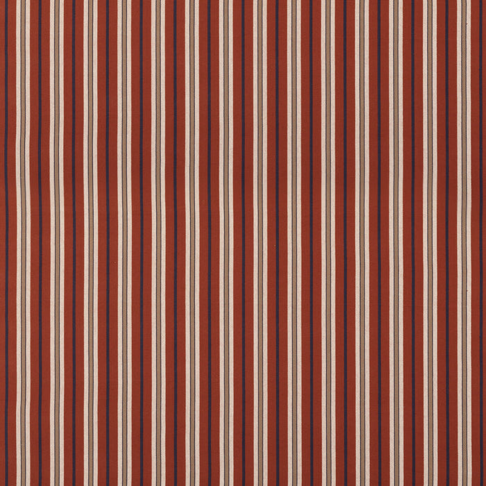 Mulberry Home Starboard Stripe Red/Indigo Fabric FD828.V110.0