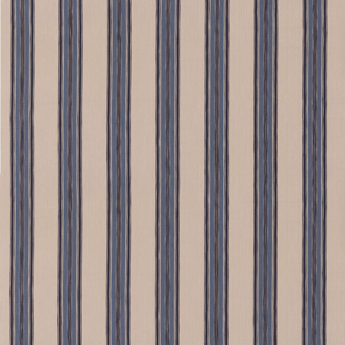 Mulberry Home Falmouth Stripe Indigo Fabric FD829.H10.0