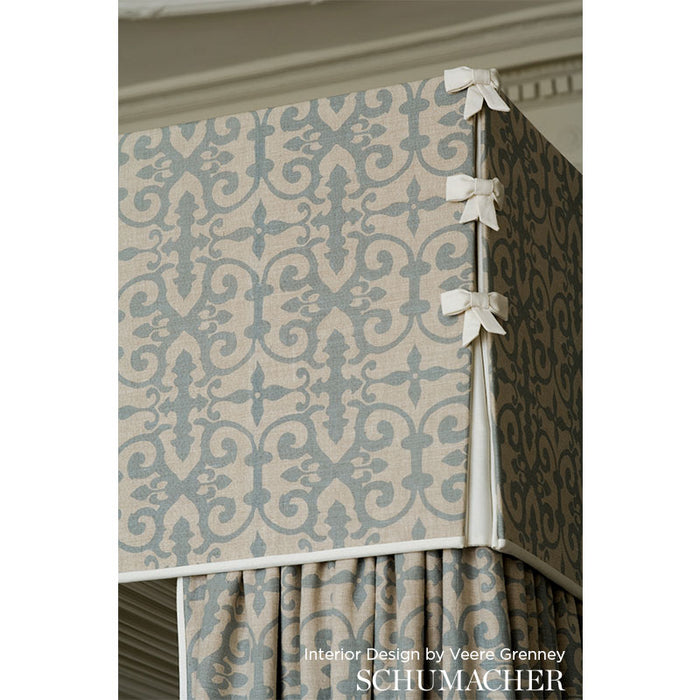 Schumacher Ferne Park Sage Fabric FERN006