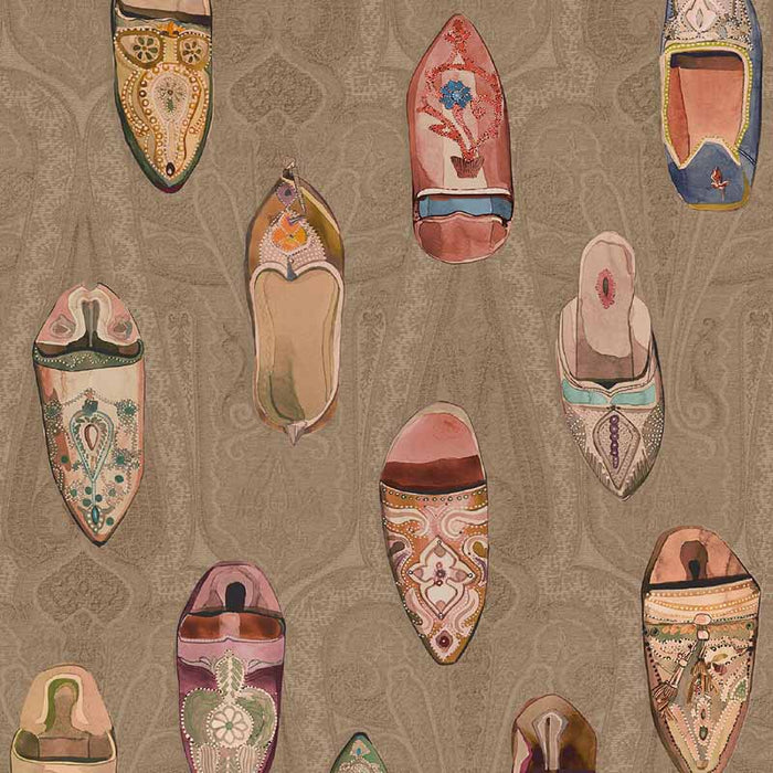 Mulberry Home Babouches Antique Wallpaper FG096.J52.0