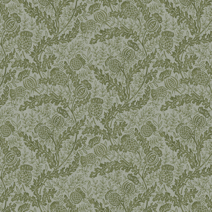 Mulberry Home Mulberry Thistle Green/Teal Wallpaper FG108.S47.0