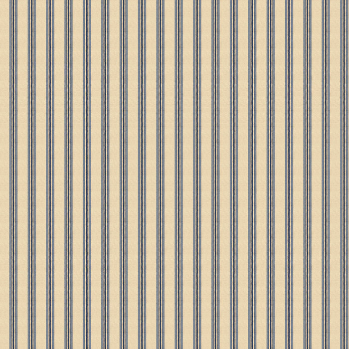 Mulberry Home Somerton Stripe Indigo Wallpaper FG109.H10.0