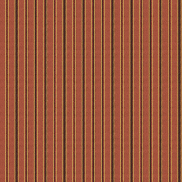 Mulberry Home Somerton Stripe Russet Wallpaper FG109.V55.0