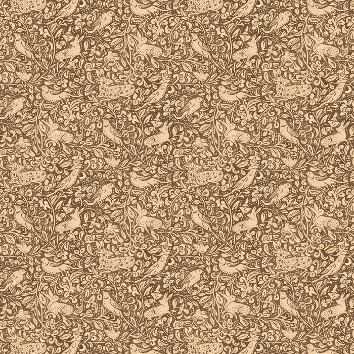 Mulberry Home Hedgerow Espresso Wallpaper FG110.K74.0