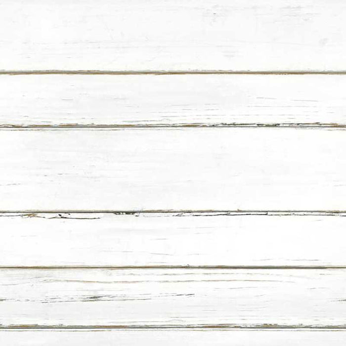 York Shiplap Planks White Wallpaper FH4006