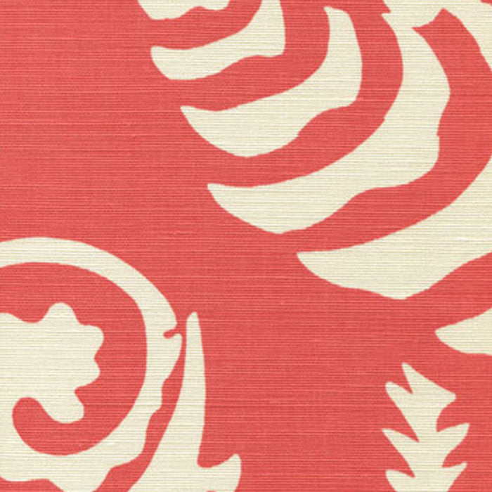 Alan Campbell Ferns Uni Reverse Coral Fabric AC101R-04