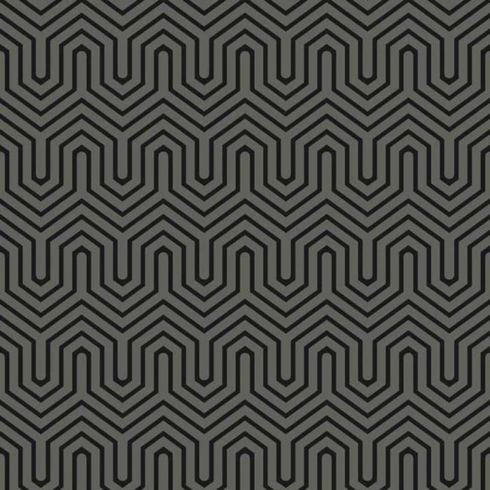 York Labyrinth Black Pearl, Black Wallpaper GE3716