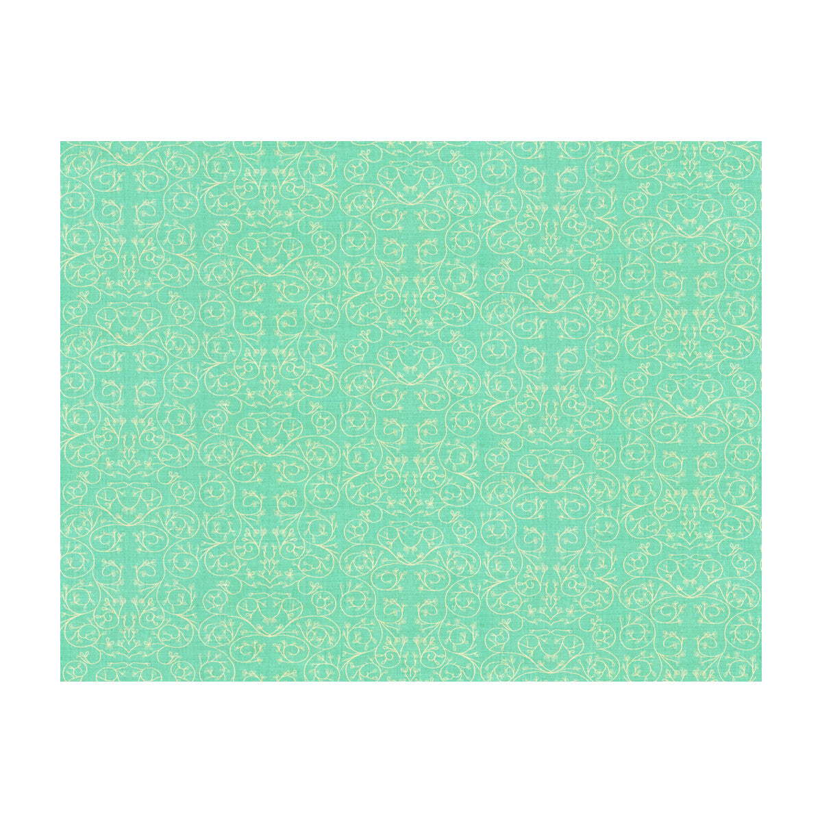 Lee Jofa Modern Garden Reverse Aqua Fabric GWF-3512.13.0