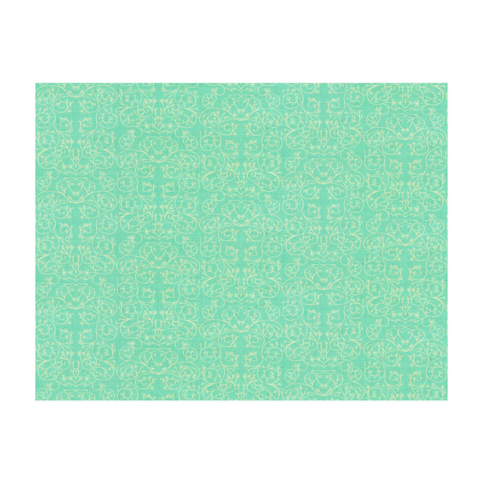 Lee Jofa Modern Garden Reverse Aqua Fabric GWF-3512.13.0