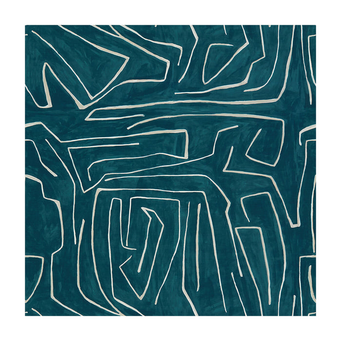 Lee Jofa Modern Graffito Teal/Pearl Fabric GWF-3530.53.0