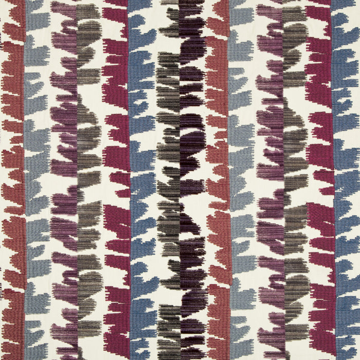 Lee Jofa Modern Fractal Velvet Mauve/Grey Fabric GWF-3709.1011.0