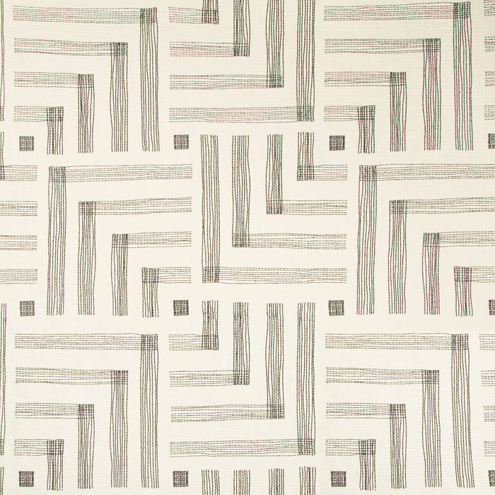 Lee Jofa Modern Pastiche Chalk/Jet Fabric GWF-3726.18.0