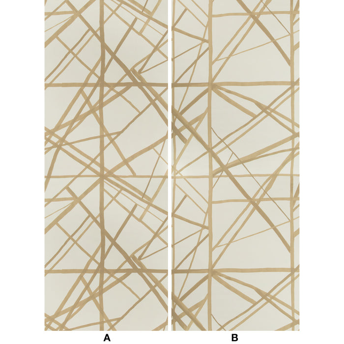 Lee Jofa Modern Channels Paper Latte/Suede Wallpaper GWP-3417.116.0