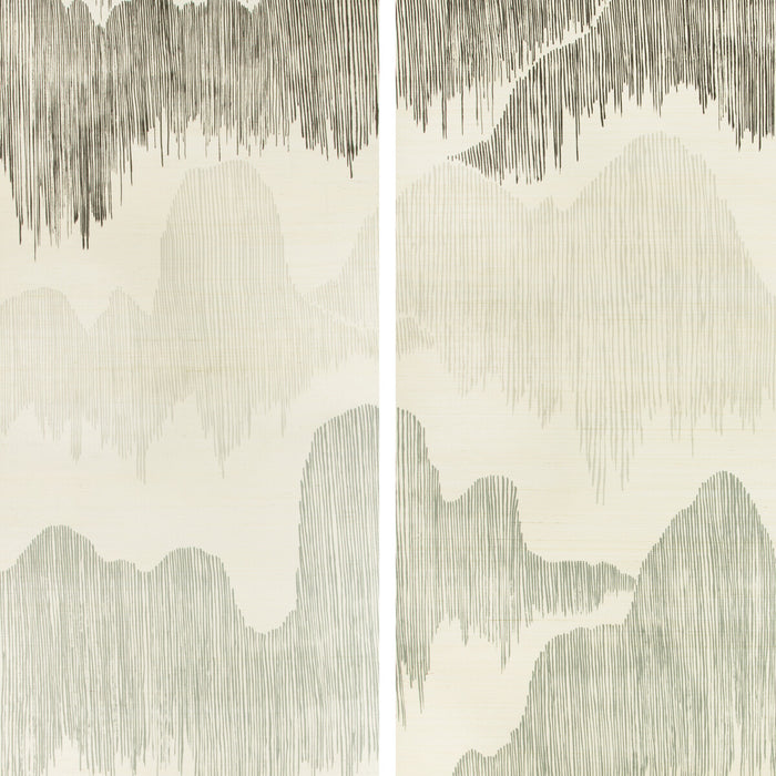 Lee Jofa Modern Cascadia Paper Pearl Wallpaper GWP-3715.168.0