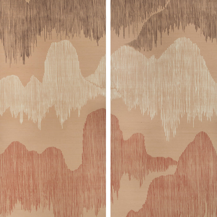 Lee Jofa Modern Cascadia Paper Blush Wallpaper GWP-3715.171.0