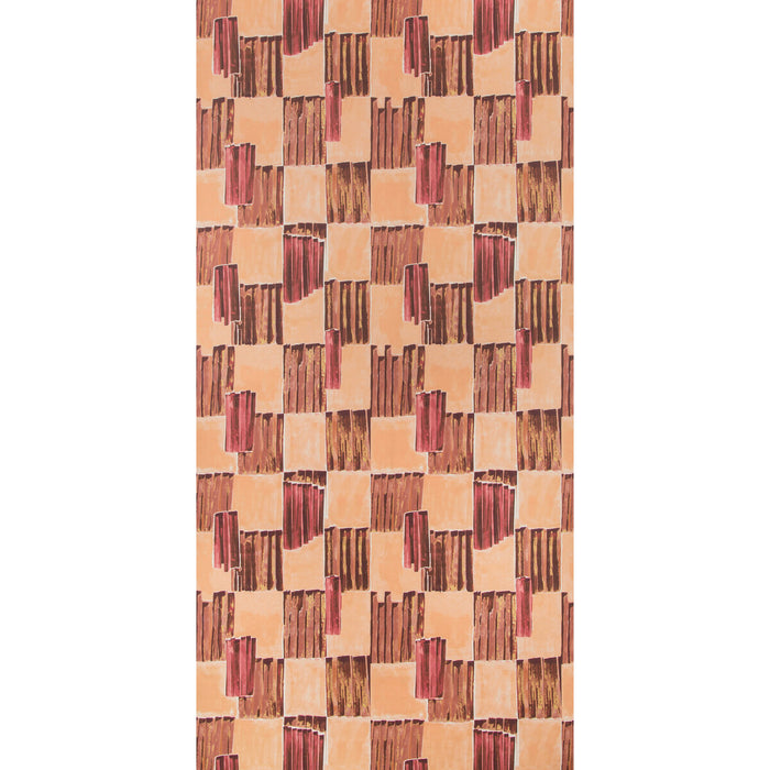 Lee Jofa Modern Lyre Paper Fiery Wallpaper GWP-3722.119.0